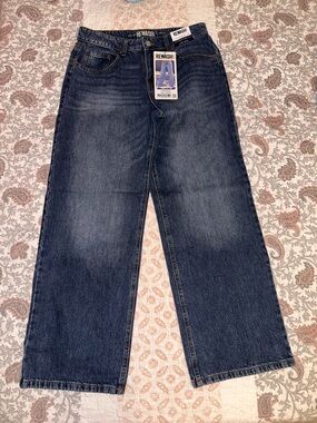 NWT Rewash Straight-Leg Women's Jeans in Dark Blue